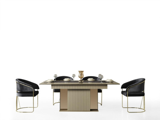 Luxury Dining Tables Metal Dining table Design Table Italian Furniture Dining room