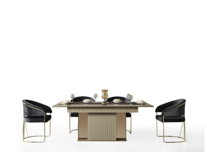 Luxury Dining Tables Metal Dining table Design Table Italian Furniture Dining room