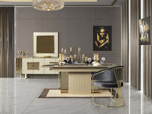Luxury Dining Tables Metal Dining table Design Table Italian Furniture Dining room