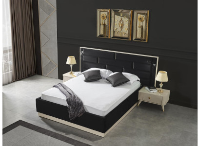 Luxury Double bed Beds Bedroom Furniture Design Loft Hotel Furnishings