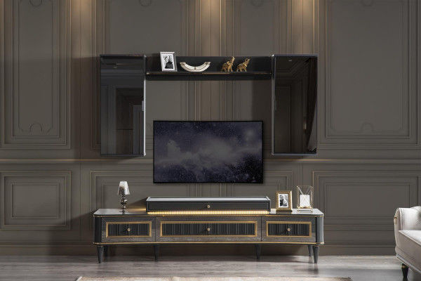 TV-cabinet Lowboard tv stand Sideboard Chest of drawers Living room Modern Wood Design Furniture