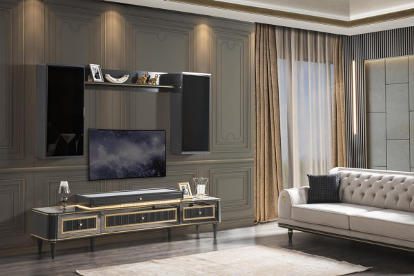 TV-cabinet Lowboard tv stand Sideboard Chest of drawers Living room Modern Wood Design Furniture