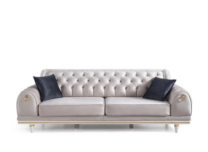 Chesterfield Sofa Couch 230cm Furniture Furnishings Living room Upholstery