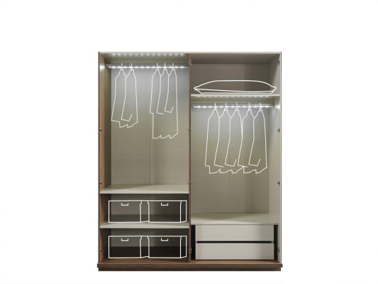 Wardrobe Wardrobe Luxury Wood Cabinets Design Furniture Bedroom White