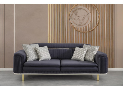 Sofa Couch Three Seater Living room Fabric Sofas Couches Furniture Furnishings