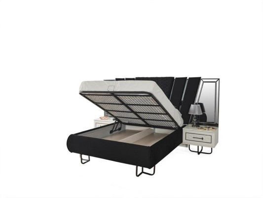 Bedroom Furniture Bed Bedside tables Wardrobe Wardrobe Beds 4pcs