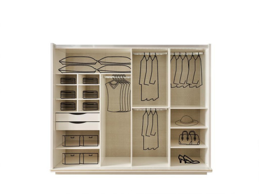 Wardrobe Wardrobe Luxury Wood Cabinets Design Furniture Bedroom White