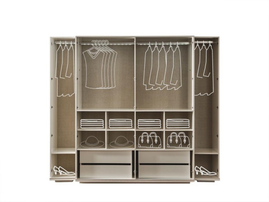 Wardrobe Wardrobe Luxury Wood Cabinets Design Furniture Bedroom White new