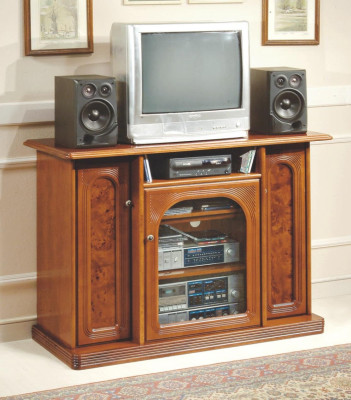 Brown TV Wardrobe Luxury Sideboard Chest of drawers Living room furniture Cabinets Shelves Wood