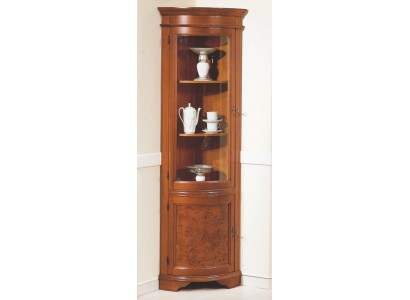 Display case Wooden cabinets Glass showcase Display case Wardrobe Corner showcase Italian furniture