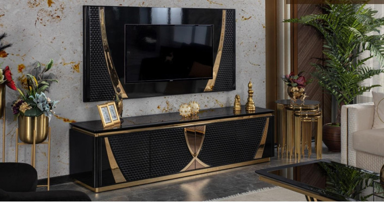 Luxury Chest of drawers Wardrobe Chests of drawers Furniture new TV-cabinet Design tv Sideboard Television Wall
