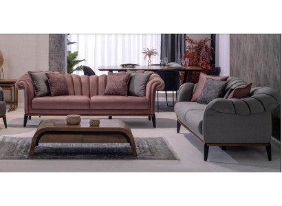 Sofa set Couch Upholstery Modern 3+3 Seater Set Design Sofas Upholstery Textile new
