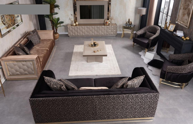 Sofa set 3+3+1+1 Seater Upholstery Sofa Living landscape Sofas Couch