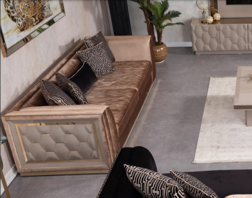 Sofa set 3+3+1+1 Seater Upholstery Sofa Living landscape Sofas Couch