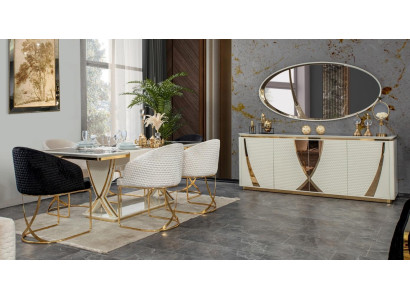Dining set Group Furniture Table Dining table 6x Chairs Chair Dining room Set