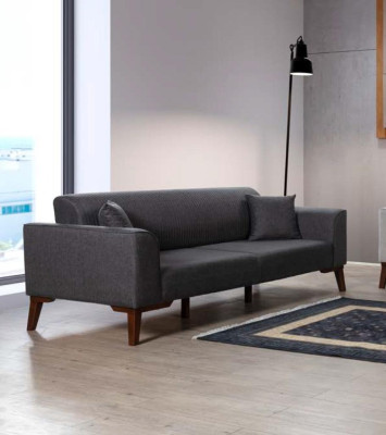 Luxury Three Seater Sofa 3 Seater Sofas Design Furniture Couches Gray new