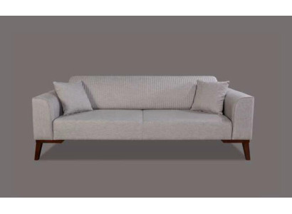 Designer Furniture Three Seater Sofa 3 Seater Luxury Textile Couches Gray new
