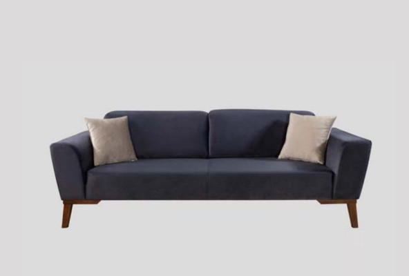 Sofa 3 Seater Blue Living room Set Design Furniture Italian Style new
