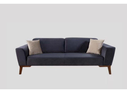 Sofa 3 Seater Blue Living room Set Design Furniture Italian Style new