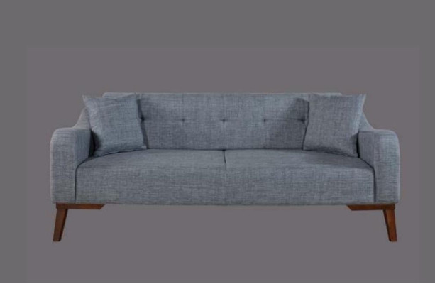 Gray Sofa Set Fabric Cover Sofa Set 331 Seat Couch Set Upholstery