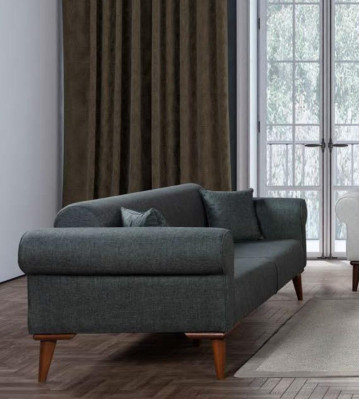 Gray Sofa Set Sofa Set 331 Seat Couch Set Upholstery Fabric Cover