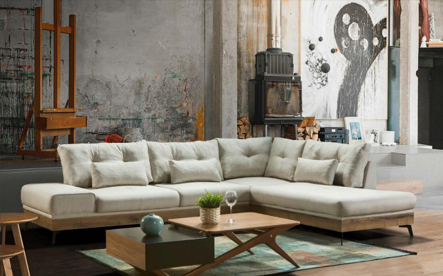 Corner sofa Sofa Living room Sofas Luxury Corner L-shape Furniture Corner suite new