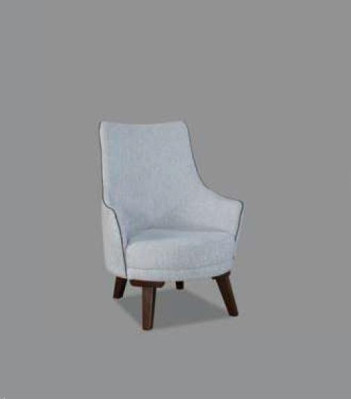 Single Seater Armchair Seat Modern Design Living room Upholstery Style Gray new