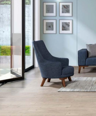 Armchair Waiting Room Couch Single Seater Chair Armchairs Gray Furniture Velvet
