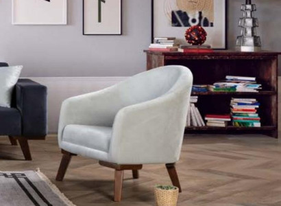 Armchair Living room 1 Seat Fabric Style Modern Design Luxury Single Seater Textile