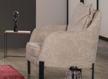 Armchair Single Seater 1 Seat Fabric Modern Chair Living room Furniture Textile