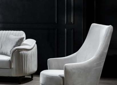 Armchair Italian Style Luxury 1 Seater Upholstery Designer Armchair Textile