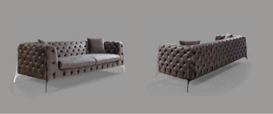 Sofa 3 Seater Color Gray Living room Design Style Furniture Modern Sofas