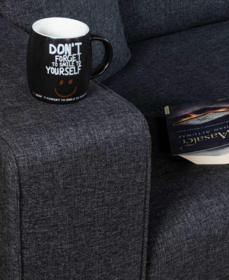 Design Sofa L-shape Upholstery Couch Living room Furniture Corner sofa Textile Grey