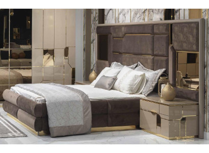 Bed Upholstery Bed Frame Furniture Design Double bed Luxury Bedroom