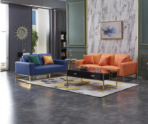 Sofa set 3+2 Seater Set Designer Upholstery Couches Modern Sofas