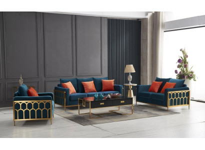 Sofa set 3+2+1 Seater Relax Set Design Sofas Upholstery Couches Leather