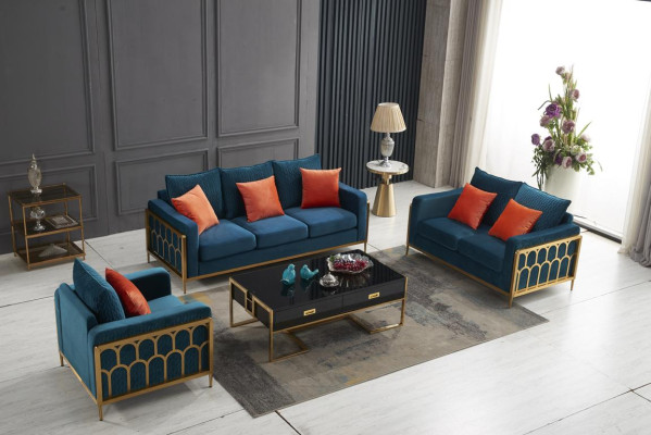 Sofa set 3+2+1 Seater Relax Set Design Sofas Upholstery Couches Leather