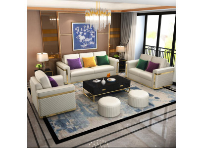Sofa set 3+1 Seater Sofas Couch Upholstery Suite Classic Couches