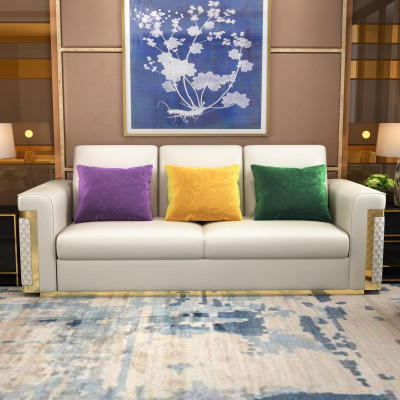 Complete Set Sofa set 3 2 1 Seater Designer 3-piece. leather sofa