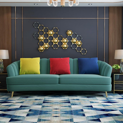 Complete Set Sofa set 3+2+1 Seater Design Sofa Couch Living landscape
