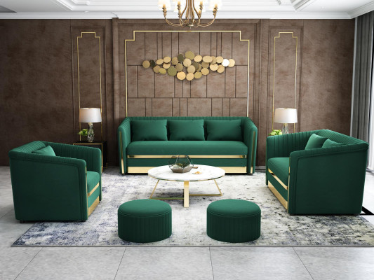 Sofa set Textile Couch Sets Design Modern Sofa 3+1 Seater Sofas