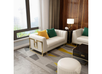 Design Two-seater Sofas Couch Upholstery Modern Couches Decorative Sofa 2 Seater