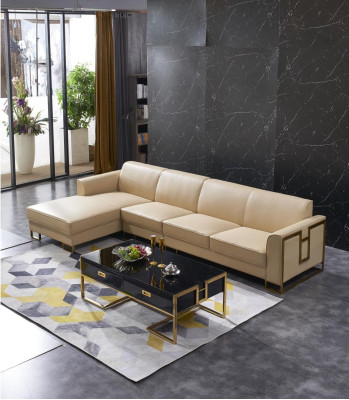 Modern sofa Corner sofa L-shape Armchair Coffee table Stool Corner sofa Upholstery