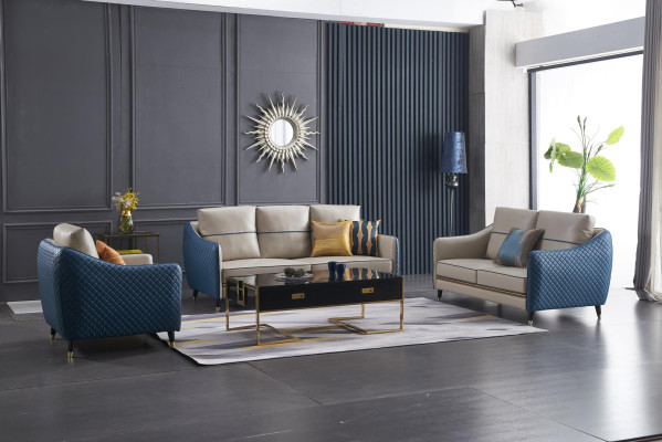 Sofa set 3+1 Seater Set Design Decorative Sofas Upholstery Couches Relax Leather