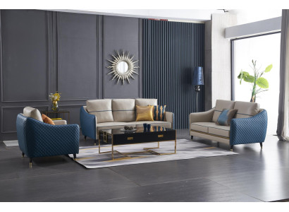 Sofa 2 Seater Design Sofas Upholstery Couches Textile Relax Modern Seat