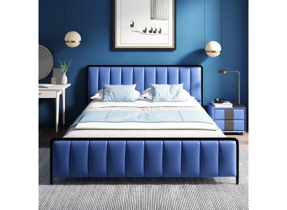 Design Double bed Leather Bed Beds Bed Leather Bedroom Upholstery Marriage 180x200