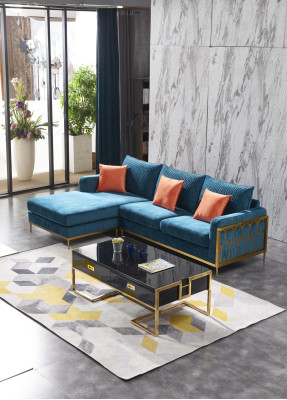 Living landscape Corner sofa L-shape Couch Seat Upholstery Set Suite Sofa Luxury