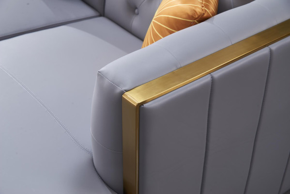Corner sofa Sofa Couch Leather sofa Living landscape Luxury Furniture L-shape