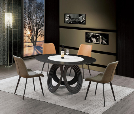 Complete Set Dining table 4x Chairs Dining room Set Ess Group Wood Table