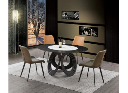 Complete Set Dining table 4x Chairs Dining room Set Ess Group Wood Table